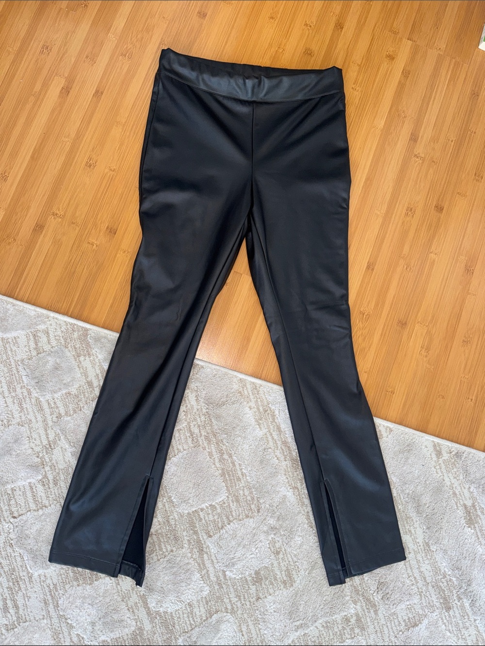 a new day Black Faux Leather Leggings